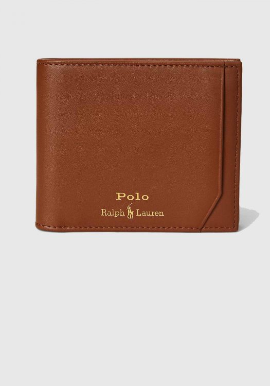 Polo Ralph Lauren Πορτοφόλι της σειράς Smooth Leather - 405963229 002 Brown