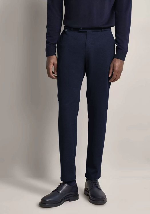 Bugatti Υφασμάτινο Παντελόνι της σειράς Chino - 4096 66891B 390 Navy Blue