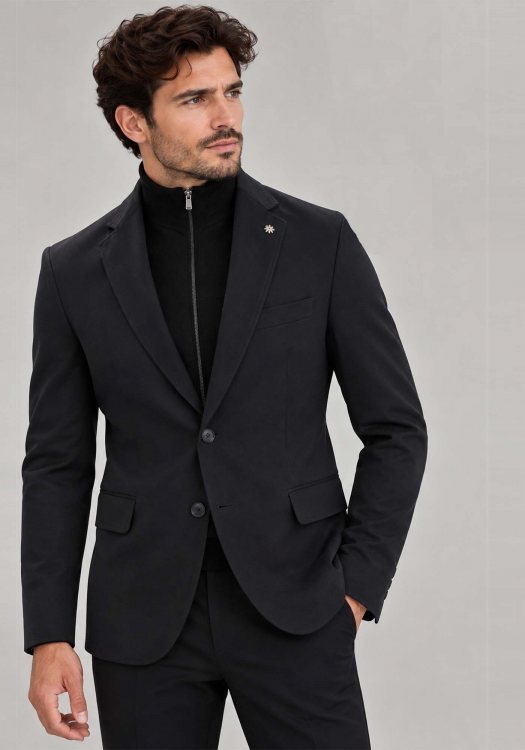Manuel Ritz Σακάκι Zip Blazer - 4132G2658XC2 63750 99 Black