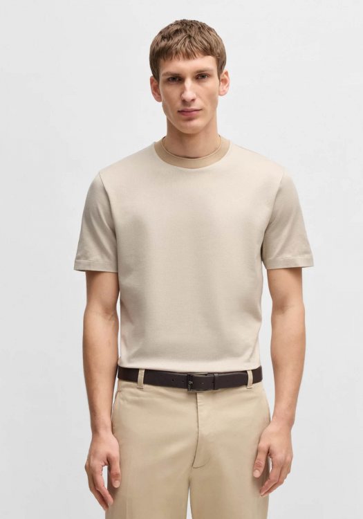 BOSS Κοντομάνικη T-shirt της σειράς Thompson 432 - 50534030 275 Light Beige