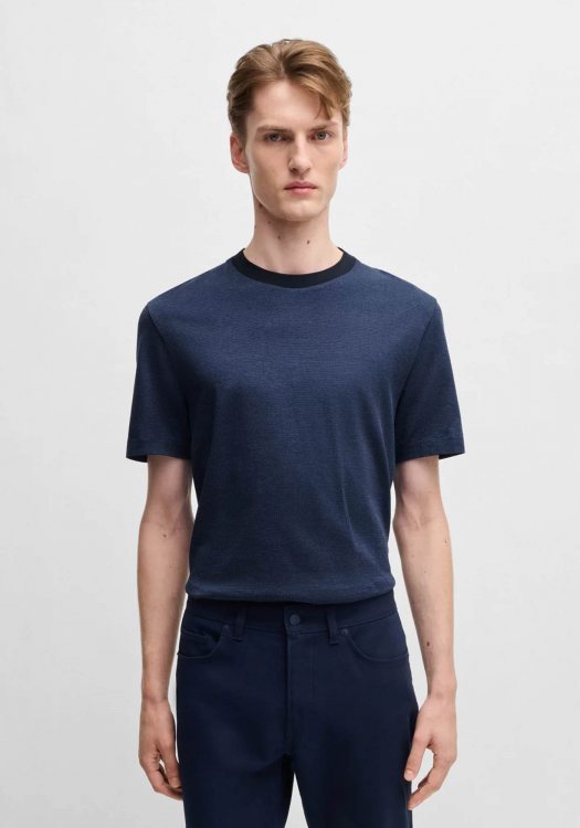 BOSS Κοντομάνικη T-shirt της σειράς Thompson 432 - 50534030 404 Dark Blue