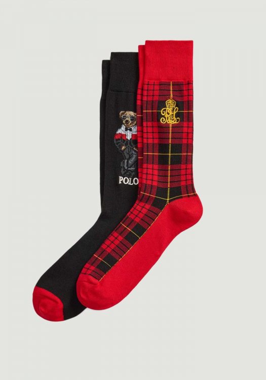 Polo Ralph Lauren 2P Κάλτσες Bear  - 449P22333 001 Multi