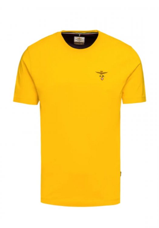 Aeronautica Militare Κοντομάνικη Μπλούζα της σειράς Cotton Jersey - TS1580  Yellow