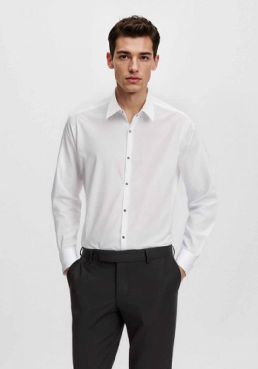 Karl Lagerfeld Shirt της σειράς Basic - 605000 500699 10 White