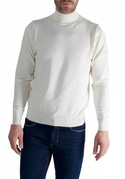 Malagrida Slim-fit turtleneck sweater - Offwhite