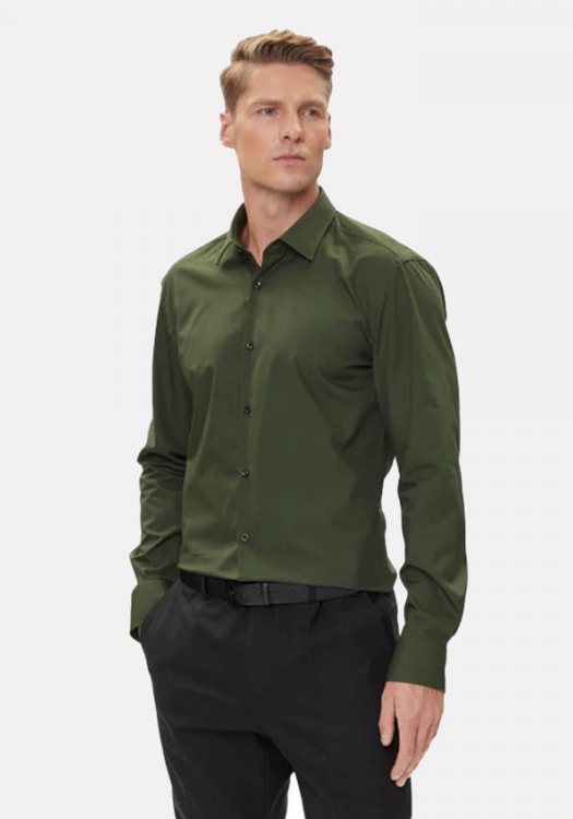 HUGO Πουκάμισο της σειράς Kenno - 50289499 309 Dark Green