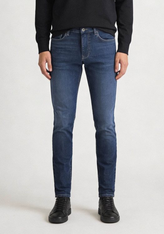 Fynch Hatton Jean Παντελόνι της σειράς Denim - 1502 2913 668 Mid Blue