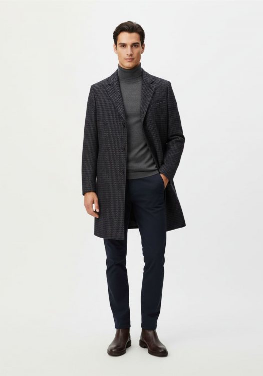 BOSS Παλτό της σειράς H Hyde 214 - 50459012 041 Silver