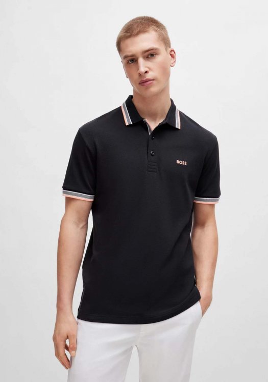 BOSS  Polo Μπλούζα της σειράς Paddy - 50469055 003 Black