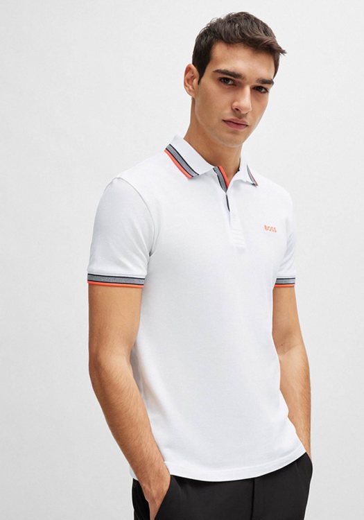 BOSS  Polo Μπλούζα της σειράς Paddy - 50469055 103 Natural 