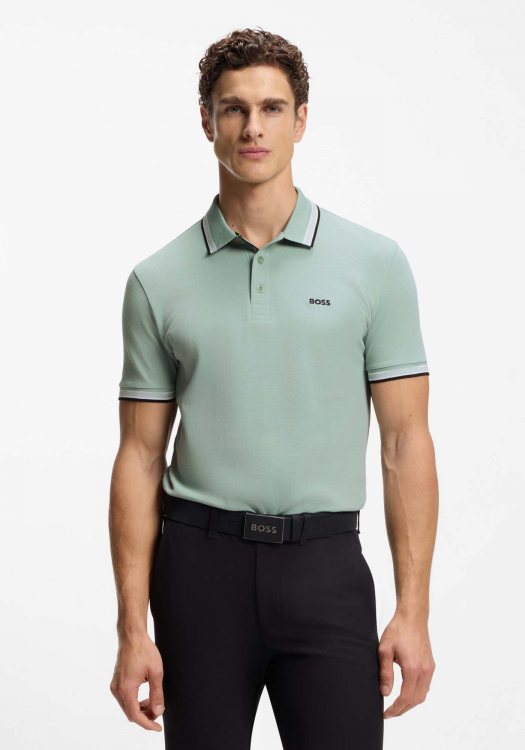 BOSS  Polo Μπλούζα της σειράς Paddy - 50469055 360 Light Green