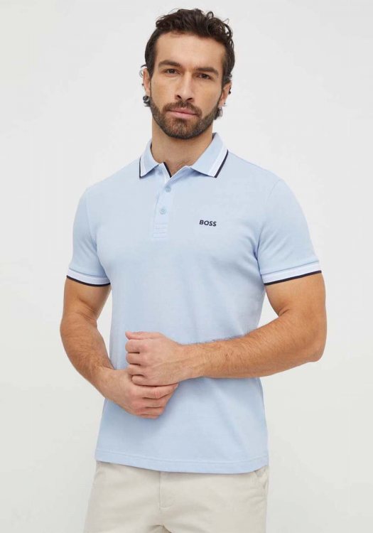 BOSS Polo Μπλούζα Paddy - 50469055 464 Open Blue