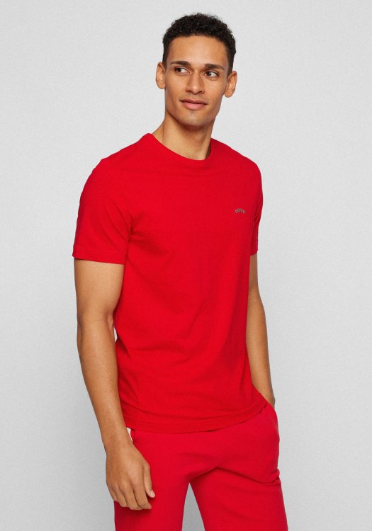 BOSS Κοντομάνικη Μπλούζα της σειράς Tee Curved - 50469062 610 Red
