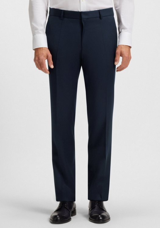 BOSS Υφασμάτινο Παντελόνι της σειράς Genius - 50469174 401 Dark Blue