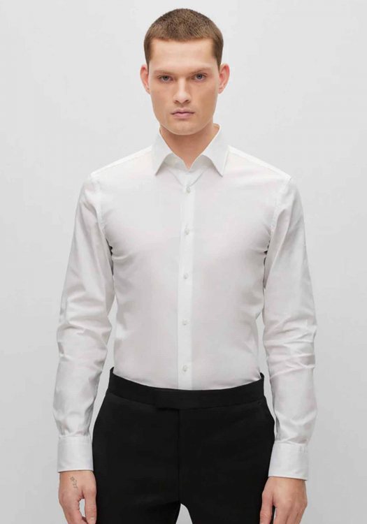 BOSS Πουκάμισο της σειράς H Hank - 50469345 100 White