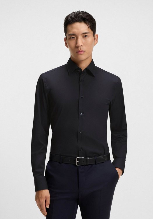 BOSS Πουκάμισο H Hank - 50469345 404 Dark Blue