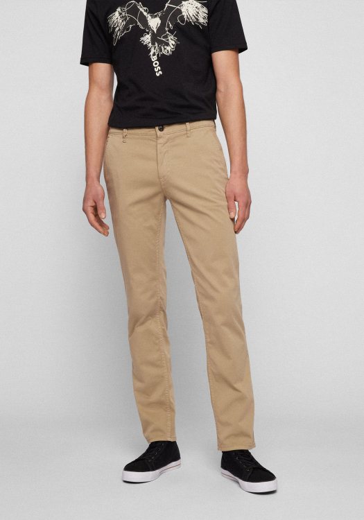 BOSS Υφασμάτινο Παντελόνι της σειράς Schino Slim D - 50470813 239 Beige
