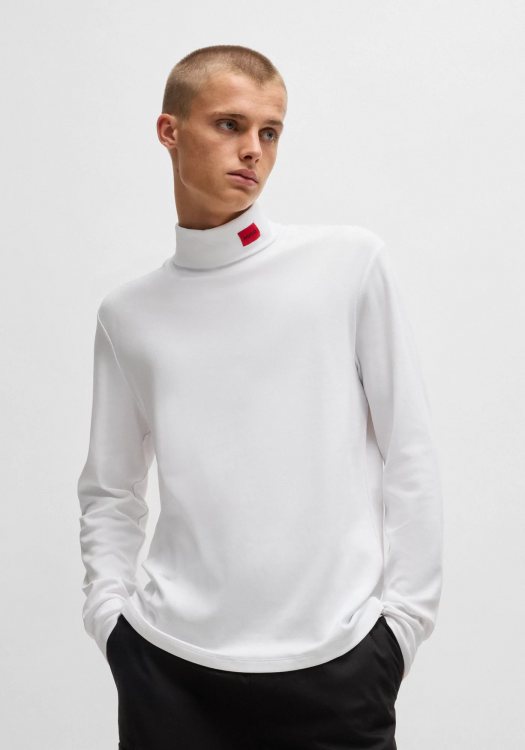 HUGO ζιβάγκο Μπλούζα της σειράς Derollo224 - 50479373 100 White