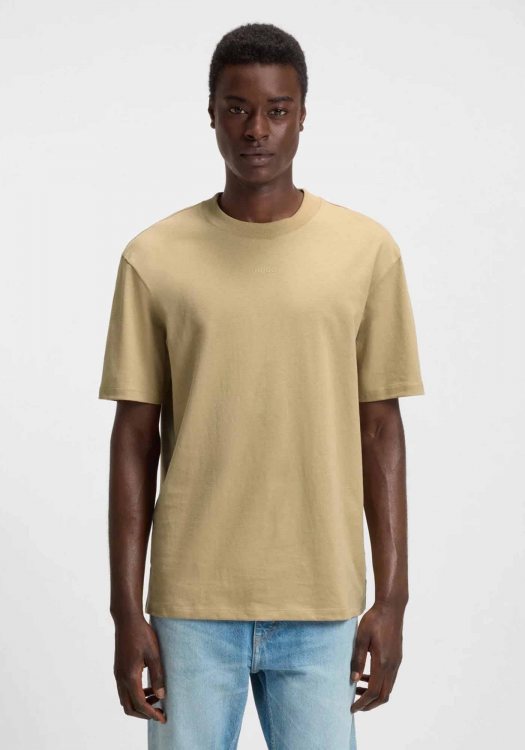 HUGO Κοντομάνικη T-shirt της σειράς Dapolino - 50488330 269 Beige
