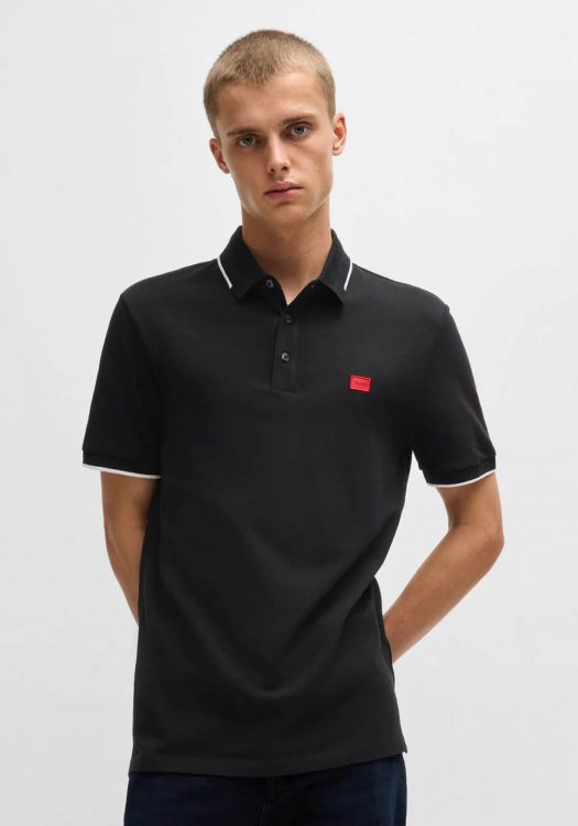HUGO Κοντομάνικη Polo της σειράς Deresino232 - 50490775 002 Black