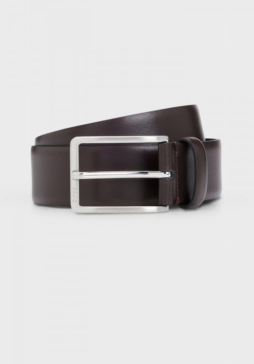 BOSS Ζώνη Erman L - 50491834 205 Dark Brown