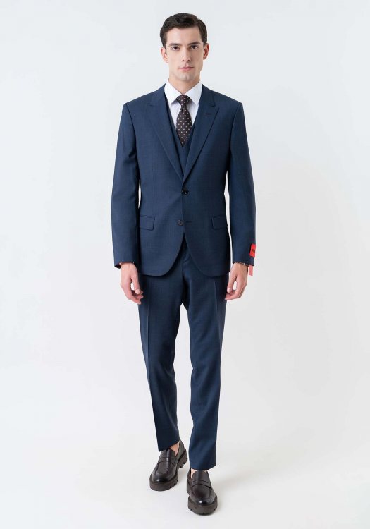 HUGO 3 Pieces Κοστούμι της σειράς Henry Getlin - 50500411 405 Blue