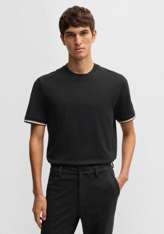 BOSS Κοντομάνικη T-shirt της σειράς Thompson 04 - 50501097 001 Black