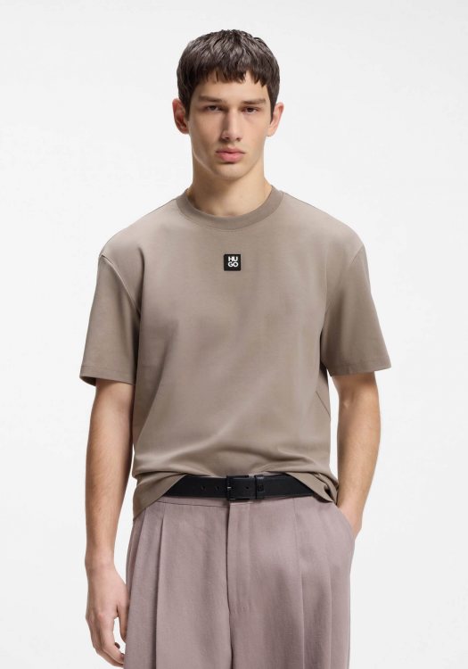 HUGO Κοντομάνικη T-shirt Dalile - 50505201 237 Light Brown