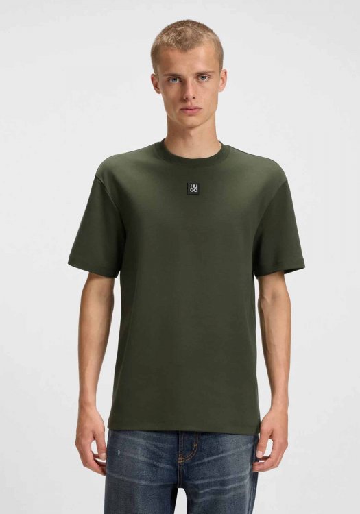 HUGO Κοντομάνικη T-shirt της σειράς Dalile - 50505201 309 Dark Green