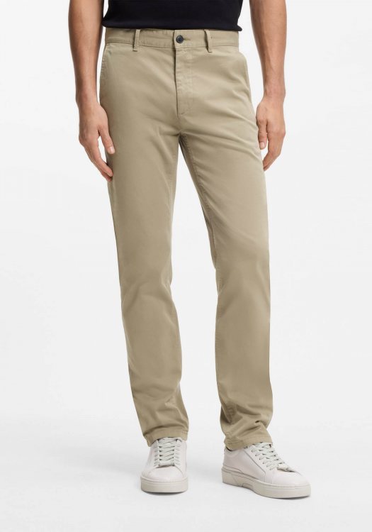 BOSS Υφασμάτινο Παντελόνι της σειράς Chino - 50510933 239 Light Pastel Brown