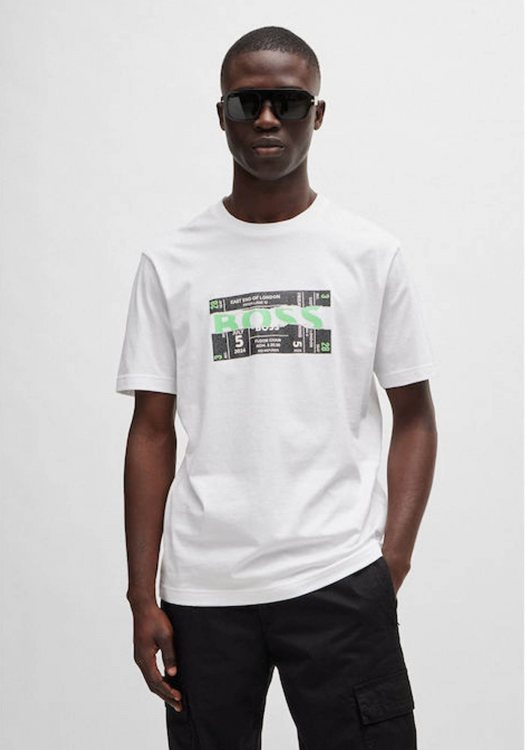 BOSS T Shirt της σειράς Te BOSS Ticket - 50515829 100 White