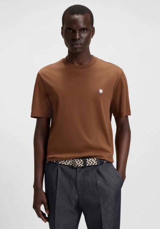 BOSS Κοντομάνικη T-shirt της σειράς C Taut 01 - 50520298 217 Medium Brown