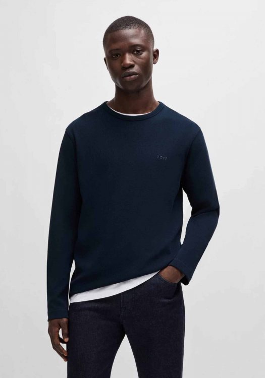 BOSS Jersey της σειράς Tempesto - 50520725 404 Dark Blue