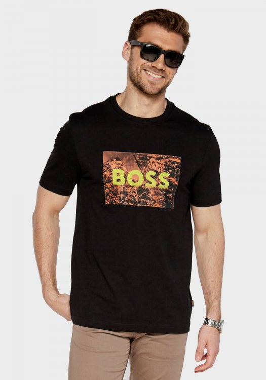 BOSS T Shirt της σειράς Te Building - 50522767 001 Black