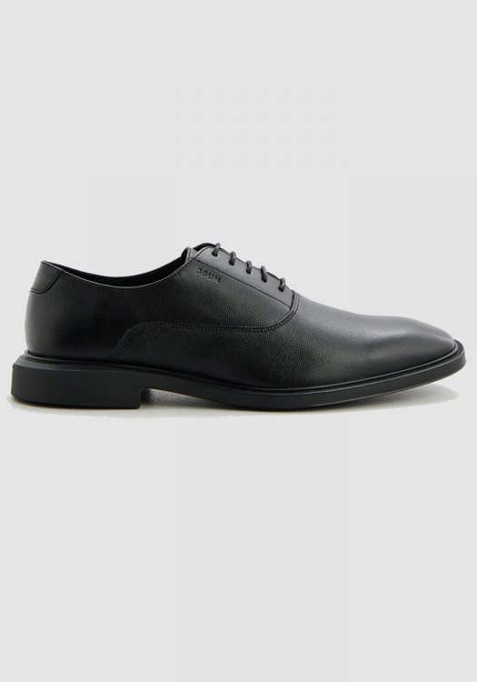 HUGO Δερμάτινα Παπούτσια της σειράς Gryff - 50522975 001 Black