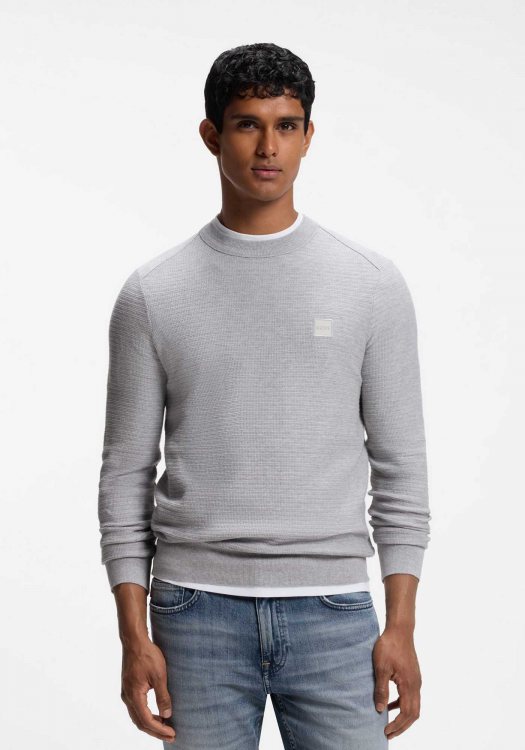 BOSS Pullover Anion -  50527584 086 Open Grey
