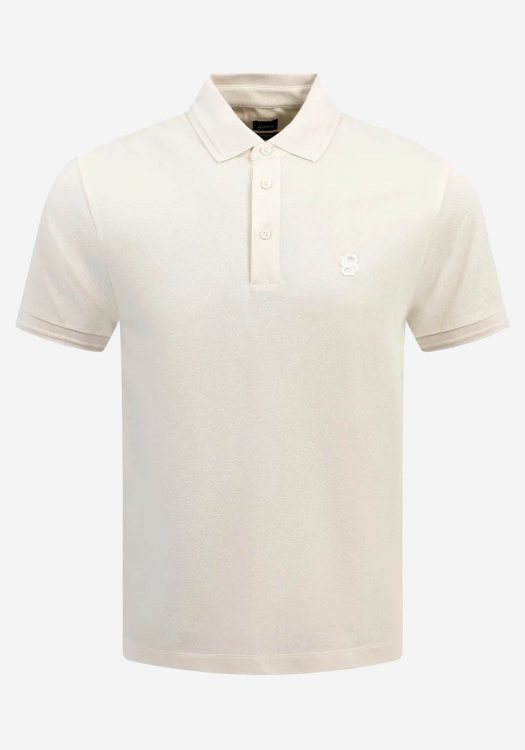 BOSS Κοντομάνικη Polo της σειράς C Parris - 50533355 131 Open White