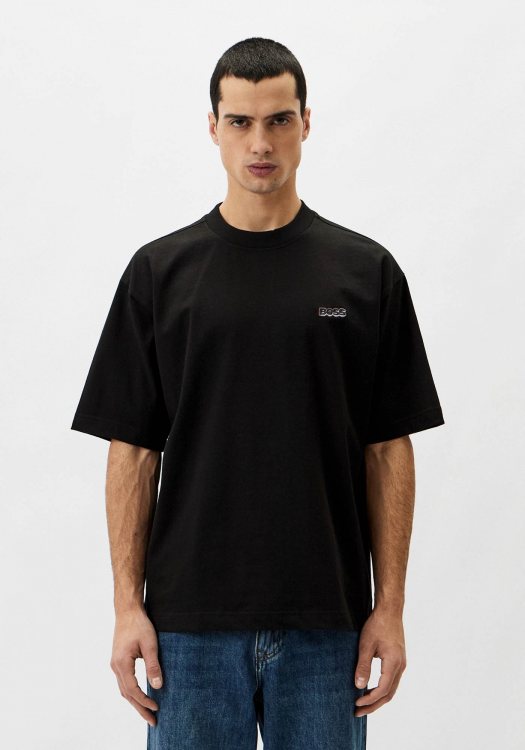 BOSS  Κοντομάνικη T-shirt της σειράς Te Mixdenim - 50534225 001 Black
