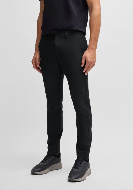 BOSS Υφασμάτινο Παντελόνι της σειράς Commuter - 50534303 027 Dark Grey
