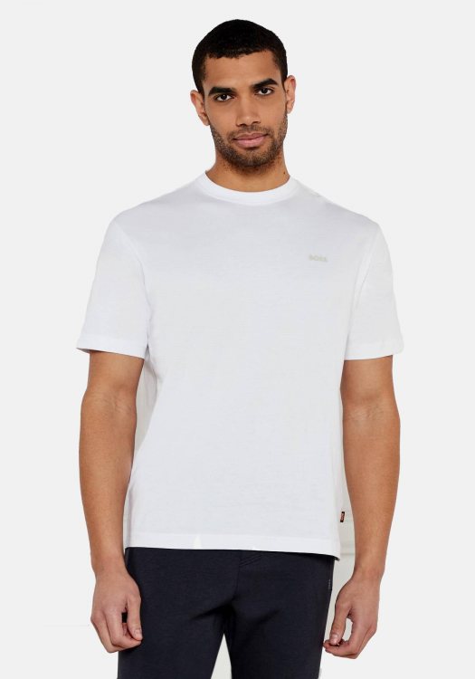 BOSS Κοντομάνικη T-shirt της σειράς Surfaceshort - 50534925 100 White
