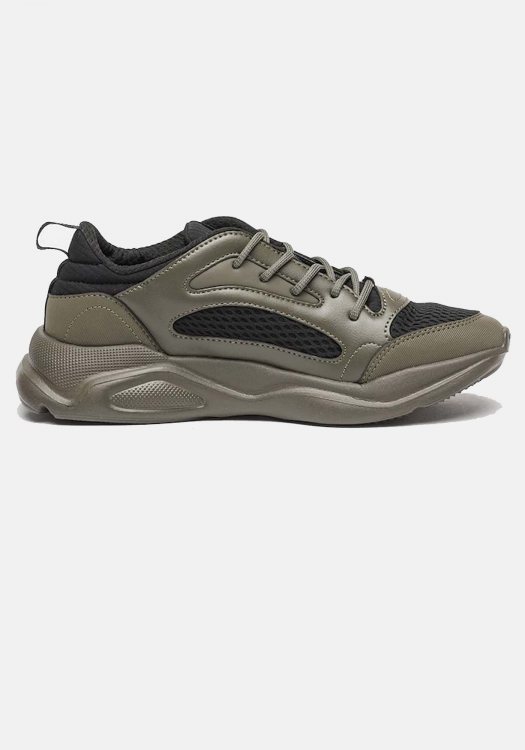HUGO Sneakers της σειράς Leon Runn - 50536261 309 Dark Green