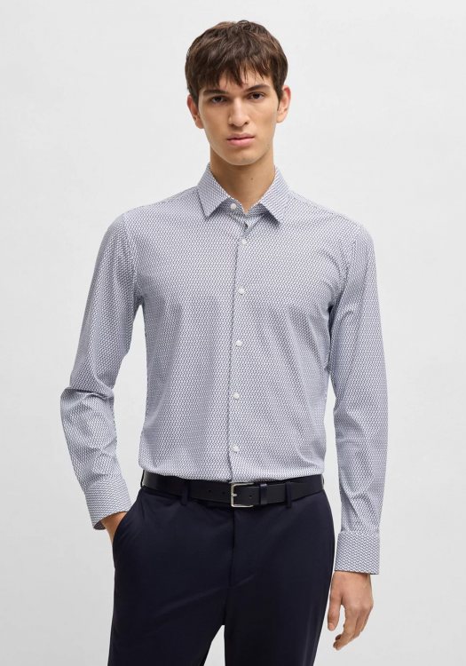 BOSS Πουκάμισο της σειράς P Hank - 50539392 405 Dark Blue