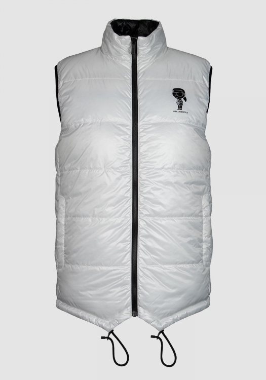 Karl Lagerfeld Αμάνικο Μπουφάν της σειράς Vest - 505401 543590 19 White