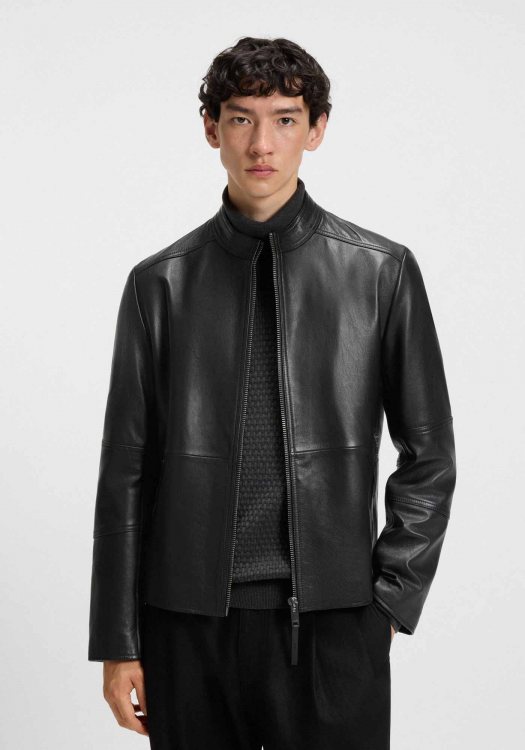 HUGO Δερμάτινο Jacket της σειράς Lokis 3 -  50540984 001 Black