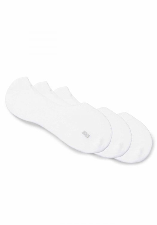 BOSS Κάλτσες 3P Invisible Socks - 50541442 100 White
