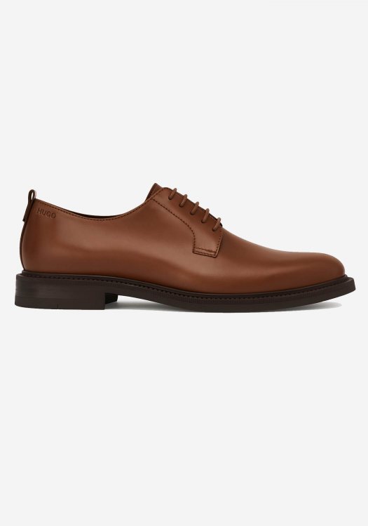HUGO Δερμάτινα Παπούτσια της σειράς Lysander - 50548654 219 Brown