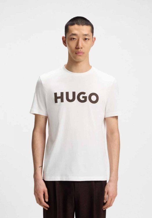 HUGO Κοντομάνικη T-shirt της σειράς Dulivio - 50542737 102 Natural
