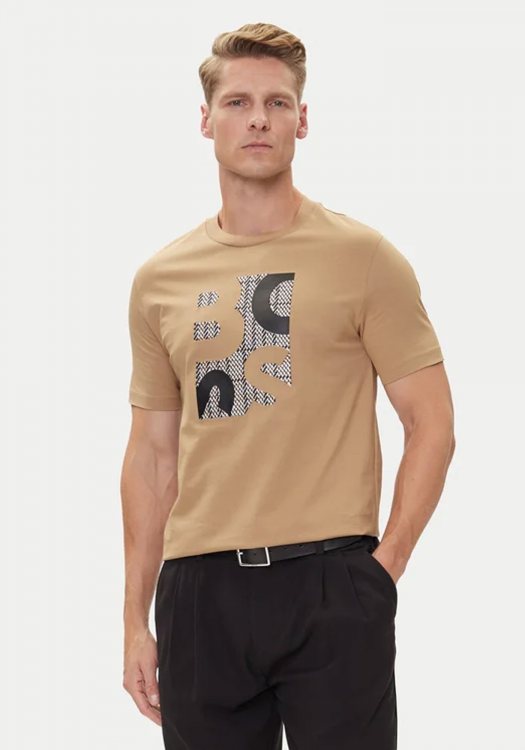BOSS T-shirt της σειράς Thompson - 50543901 260 Medium Brown