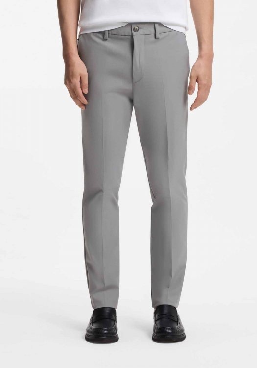 BOSS Υφασμάτινο Παντελόνι της σειράς P Kaiton - 50543945 047 Silver
