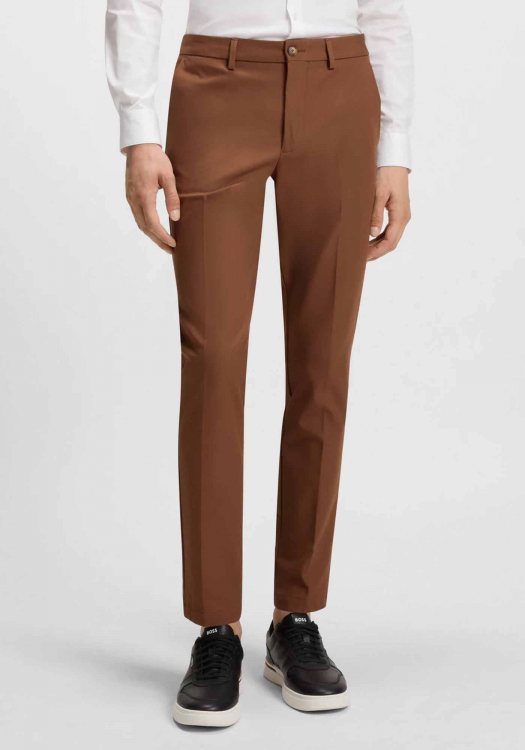 BOSS Υφασμάτινο Παντελόνι της σειράς P Kaiton - 50543945 217 Medium Brown